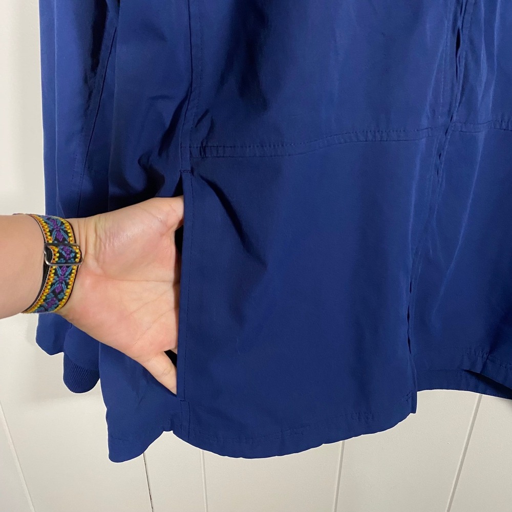 Medelita Element Scrub Jacket Blue XXL Full Zip Ribbed Collar Cuffs - Picture 3 of 16